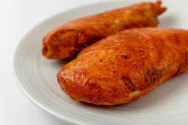 Hint yemek kültürü. Baharatlı Tavuk göğsü. Protein açısından zengin yiyecek