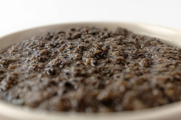 Sauce Met Truffels Sauce Met Truffels Olijfolie Italiaanse Voedselcultuur — Stockfoto