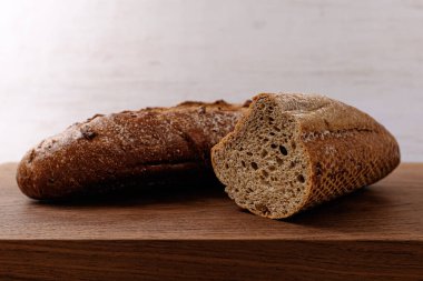 Tahıl ve un taneli ekmek taneli baget.