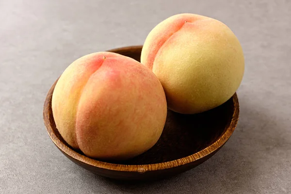Sweet Soft White Peach — ストック写真