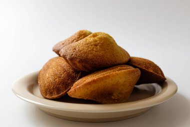 Madeleine on a white background