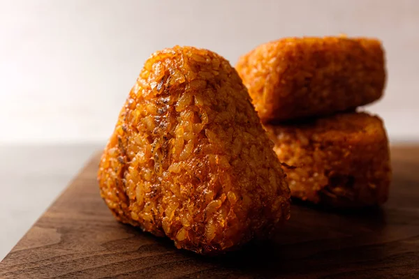 Kimchi Rice Ball Simple Meal Made Combining Kimchi Rice — Stock Photo, Image