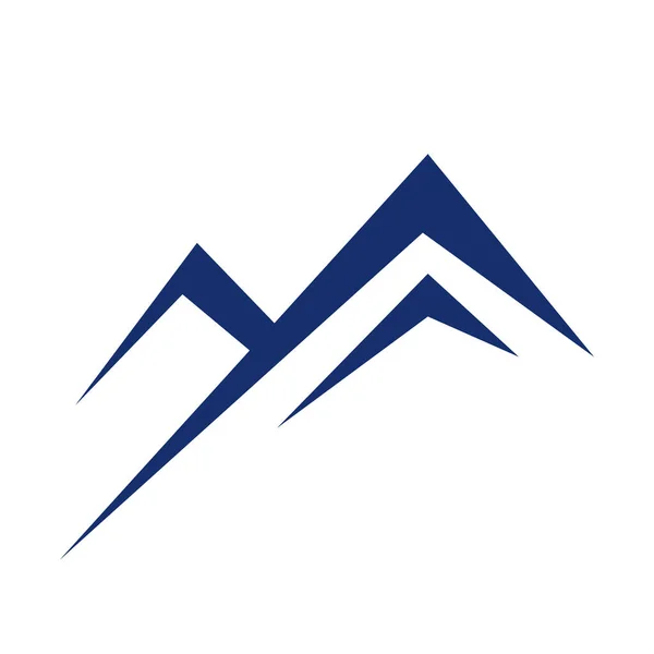 Moderne Kunst Einfache Berg Logo Design Vektor Symbol Zeichen Illustrationen — Stockvektor