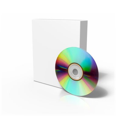 yazılım kutusunun 3D render