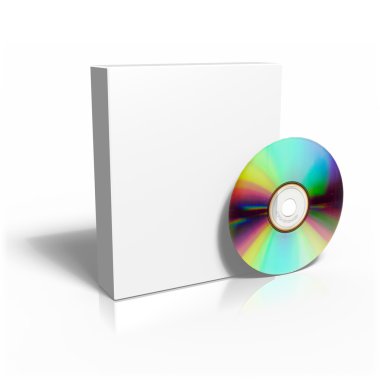 yazılım kutusunun 3D render