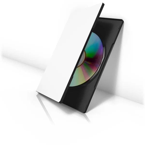 CD box with disc — Stock Photo, Image