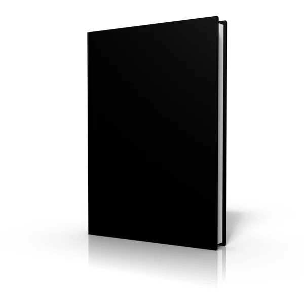 Libro con copertina nera — Foto Stock