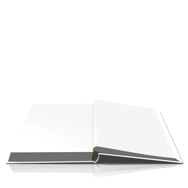 Empty open book — Stock Photo, Image