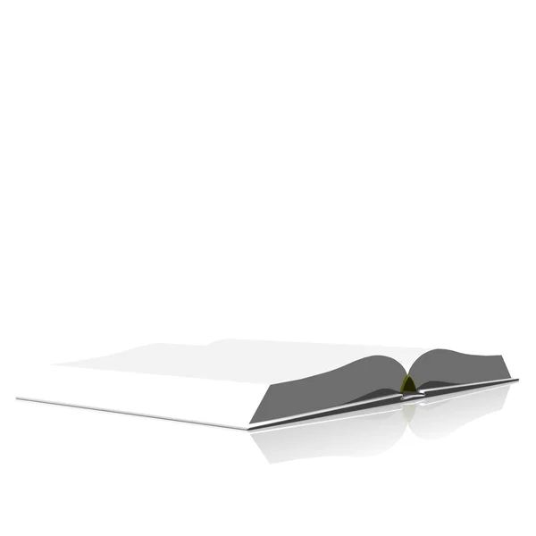 Empty open book — Stock Photo, Image