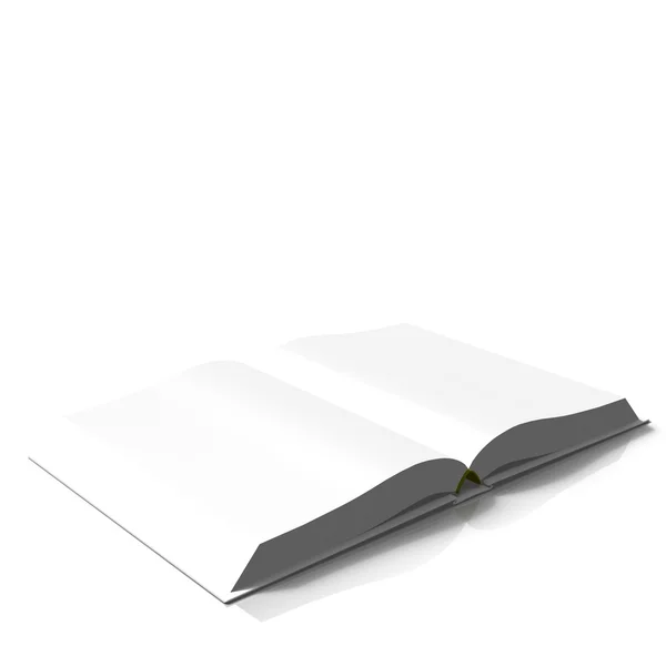 Empty open book — Stock Photo, Image