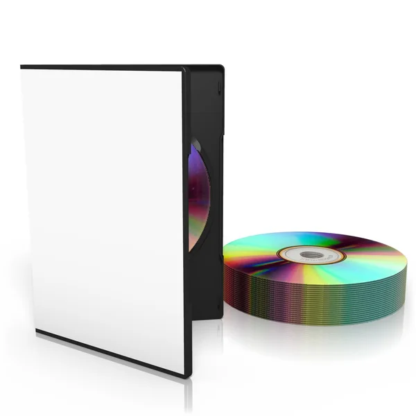 Disk ile disk depolama kutusu açma — Stok fotoğraf