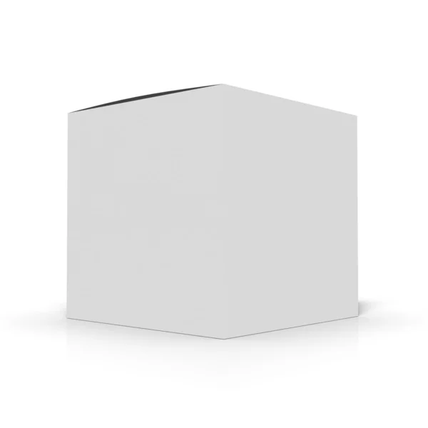 Box on white background — Stock Photo, Image