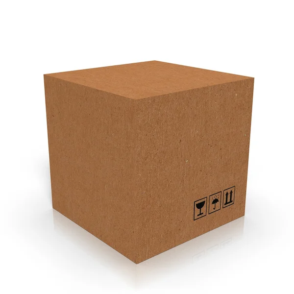 Caixas móveis de papelão — Fotografia de Stock
