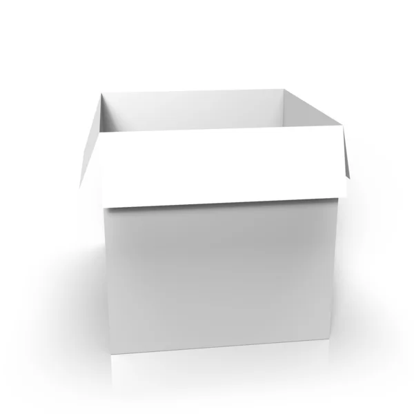 Caja en blanco —  Fotos de Stock