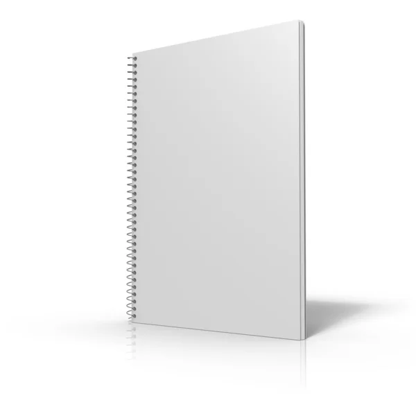 Cuaderno con espiral de bobina — Foto de Stock