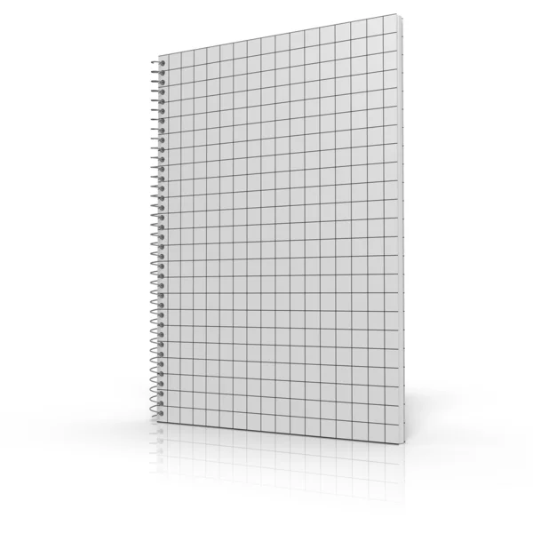 Anteckningsboken med trådram papper — Stockfoto