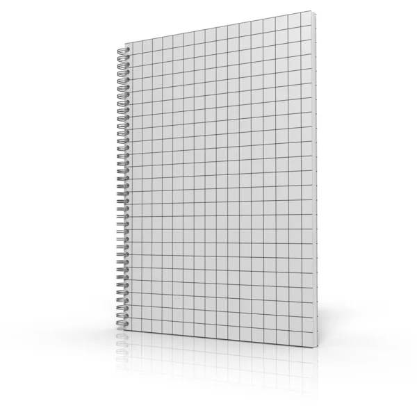 Cuaderno con papel wireframe —  Fotos de Stock