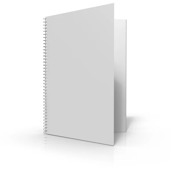 Öppnade notebook — Stockfoto