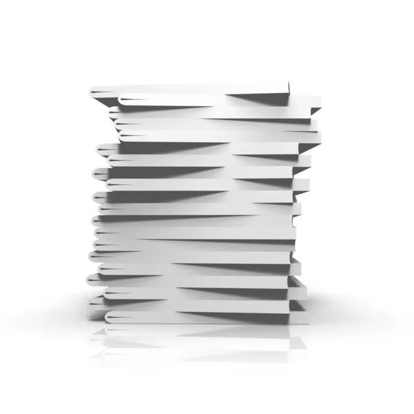 Stack of brochures — Stock Photo, Image