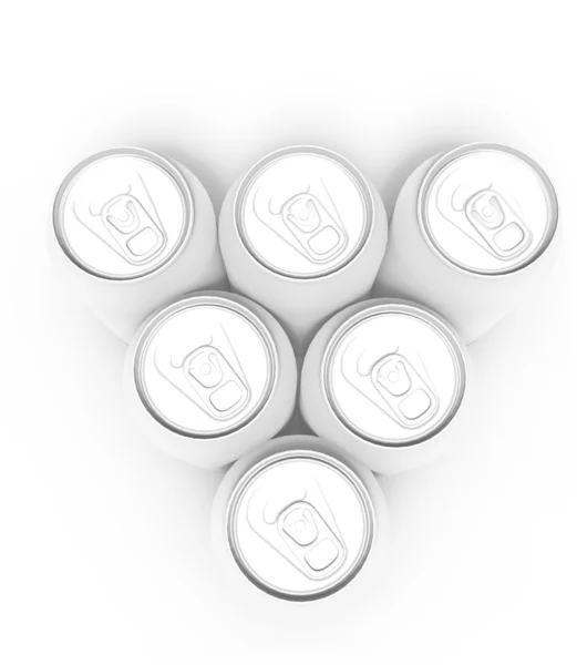 白い缶 — ストック写真
