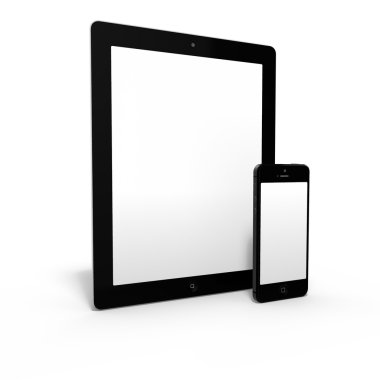 akıllı telefon ve bir tablet