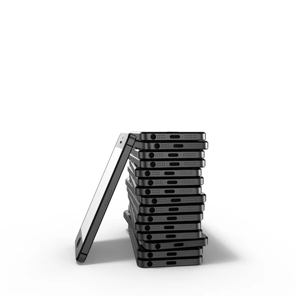 Stack di telefoni — Foto Stock