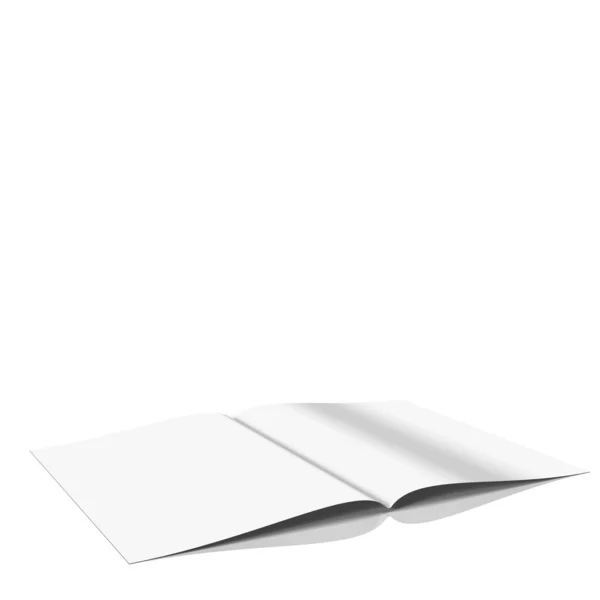 Magazine with blank pages — Stock Photo, Image