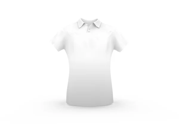 Bílé Pánské tričko návrhu šablony — Stock fotografie