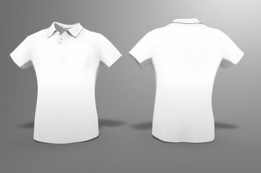 kadın polo bir şablon olarak kullanmak için