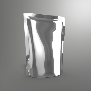doy paketi şablon olarak kullanmak için gıda ile 3D render