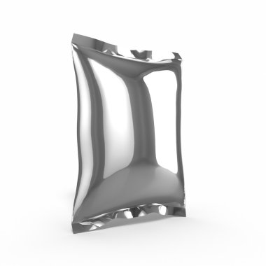 Şablon olarak kullanmak için gıda torbası 3D render