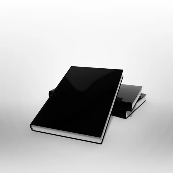 3d renderização de pilha de livros — Fotografia de Stock