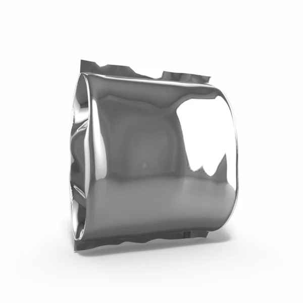 3d render of gusseted food bag for use as a template — Stock Photo, Image