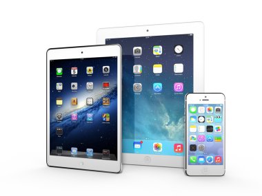 Tablet ve ipad ve iphone