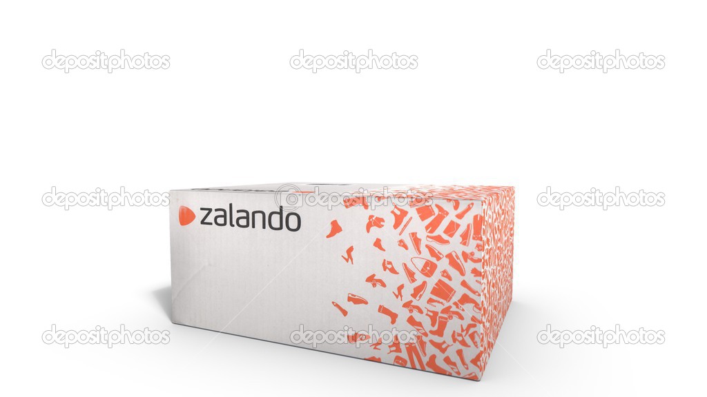 Shipping box of Zalando.
