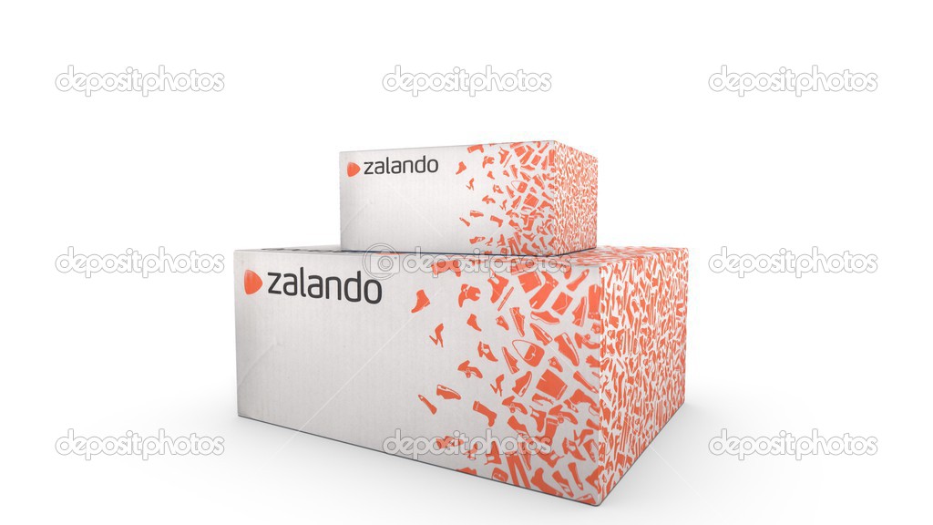 Shipping box of Zalando.