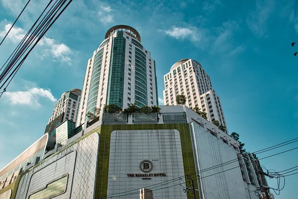 Bangkok Tajlandia 2021 Berkeley Hotel Pratunam Gwiazdkowy Luksusowy Hotel Bangkoku — Zdjęcie stockowe