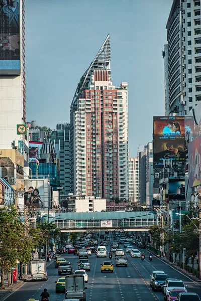 Бангкок Таиланд 122021 Занимательные Улицы Бангкока — стоковое фото