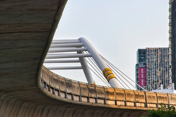 Bangkok Tailandia 2021 Puente Peatonal Chong Nonsi Este Skywalk Punto —  Fotos de Stock