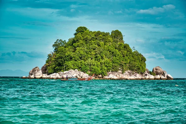 Vistas Panorámicas Del Océano Turquesa Isla Koh Lipe —  Fotos de Stock