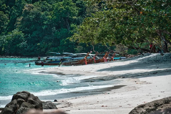 Büyülü Ada Koh Lipe Etrafındaki Güzel Andaman Denizinin Deniz Manzarası Stok Fotoğraf