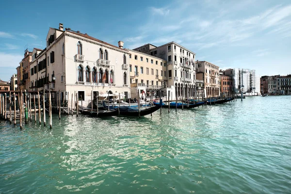 Arquitetura Veneza Itália Palazzos Casas Históricas Água Grande Canal Arquitetura — Fotografia de Stock