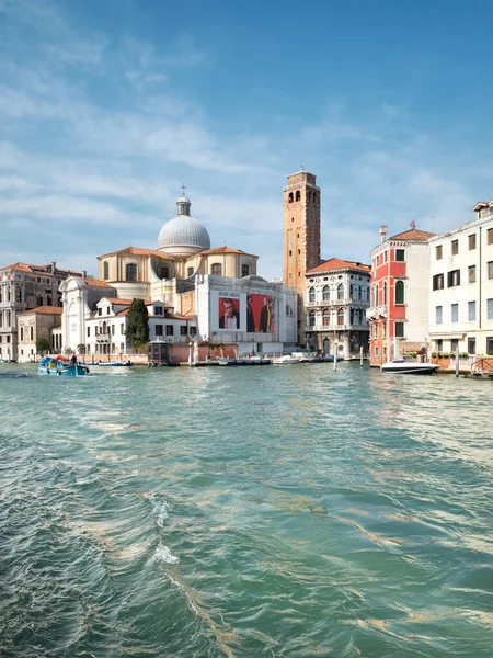 Venecia Italia Octubre 2021 Monumentos Históricos Gran Canal Iglesia Sor — Foto de Stock