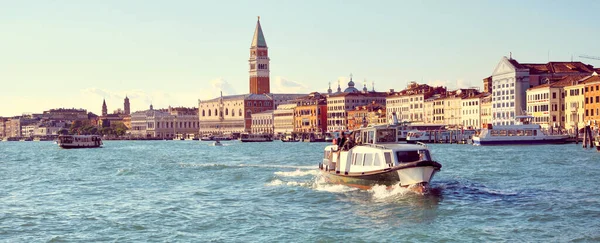 Talya Venedik Riva Degli Schiavoni Nin Panoramik Görüntüsü Venedik Güvertesi — Stok fotoğraf
