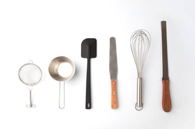 cooking tools isolated on white background