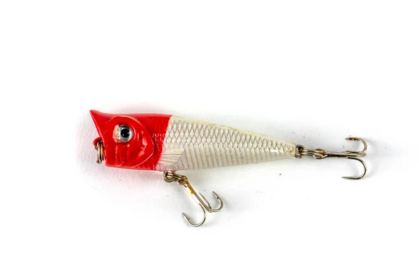 Pesca wobbler esca isolato su bianco — Foto Stock