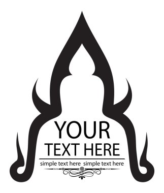 Tapınak simge vektör