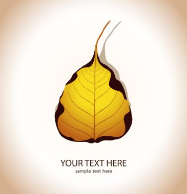 Buda karikatür ve bodhi yaprak doğal vektör sanat