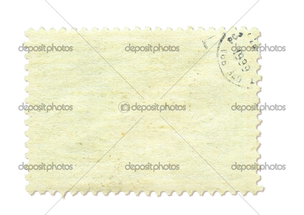 Stamp postcard