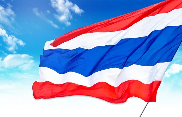 Vlag van Thailand — Stockfoto